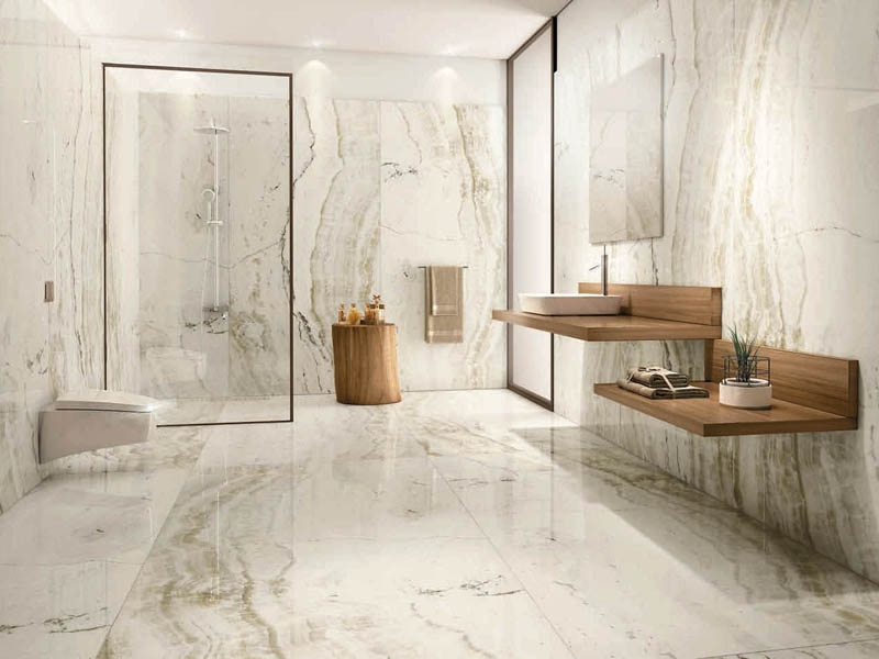 полы из оникса